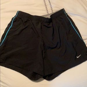 Black and blue Nike Running Shorts S